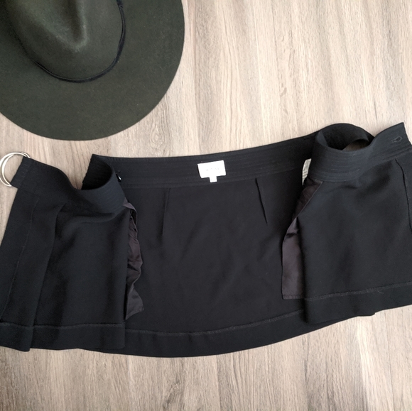 Wilfred Black Wrap Mini Skirt Size XS - Picture 3 of 7
